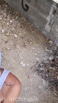 I Fucked a Twink Passerby with a Big Dick Right on the Side of the Road at an Abandoned Hospital