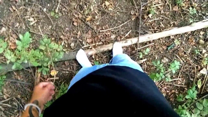 Idmir Sugary: White Socks POV Outdoor Walking, Worshiping and Making Them Dirty