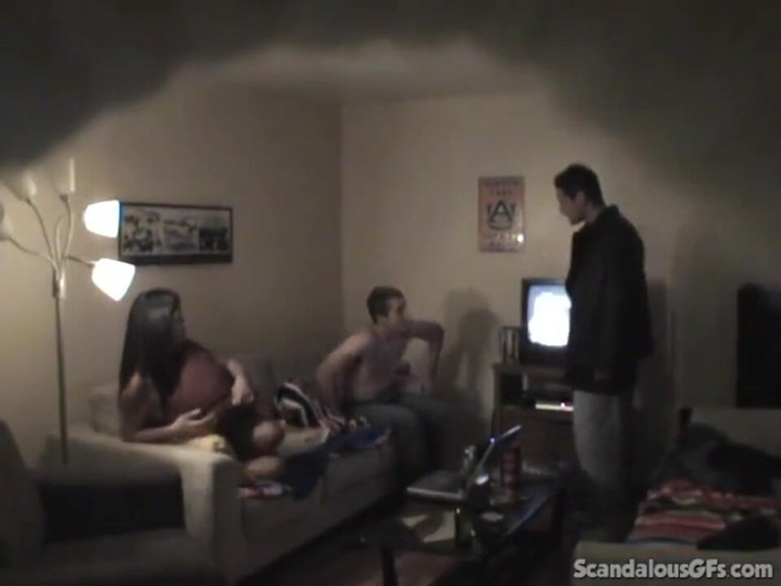 Scandalous GFs: Hot and Horny GF Enjoys a Night with a Guy