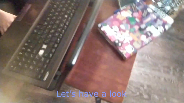 Stacy Moon: Comum caseiro pornô com uma má conspiração e garganta profunda...