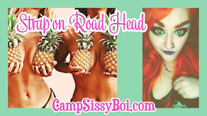 Campsissyboi: Лагерь сисси Boi представляет минет на дороге со страпоном с Джаредом