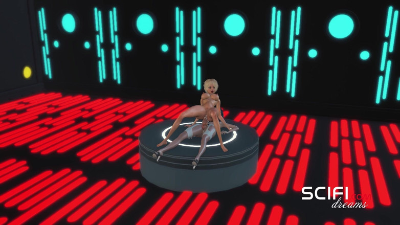 3dxpassion: Sci-Fi walls. Sex cyborg and beautiful girl in the planet...