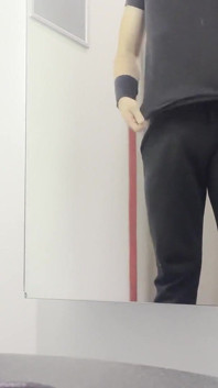 Young Boy in Thong Trying on New Pants, Sweet Ass and Popping Penis