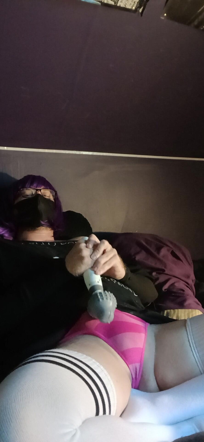 Raven LeSynn: Vibrator Masturbation and Cumming Through Panties with Raven Letrap