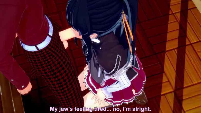 Fantasy king: Akeno Gives Me a Blowjob in a Public Library - Dxd...