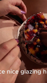 MILF Serves 10 Cumshots on Birthday Cake… Then Eats Every Slice
