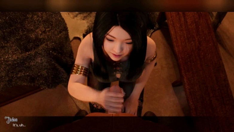 3DXXXTEEN2 Cartoon: По всему хорошенькому лицу Нелл. 3D порно мультяшный секс