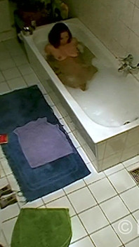 MILF Does Personal Hygiene in the Bathroom