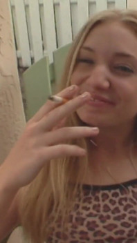 Hot Blonde 20yo Slut Tight Wet Pussy Fucked & Cum on Small Tits
