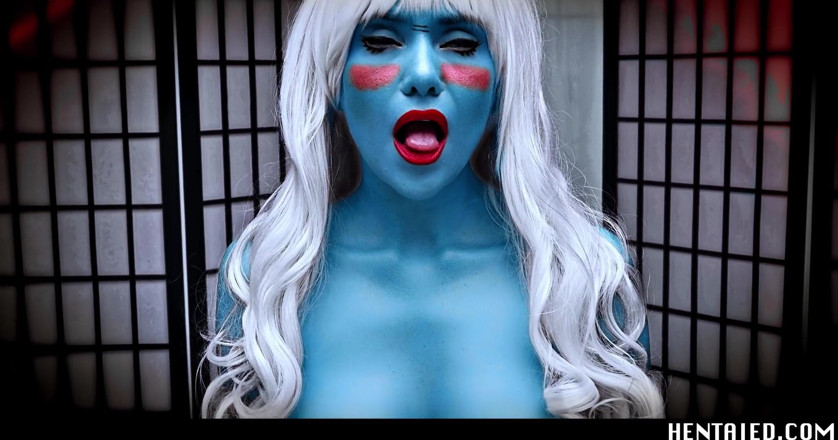 Hentaied: Hentai kehidupan sebenar - JOI - pancutan mani asing biru panas dan...