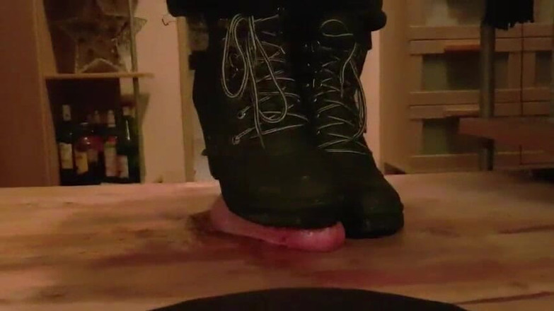 ironball1983: POV Trampling &amp; Stomping Mit Stiefeln (german) Hart - Footjob &amp; Cock Crushing - Volles...