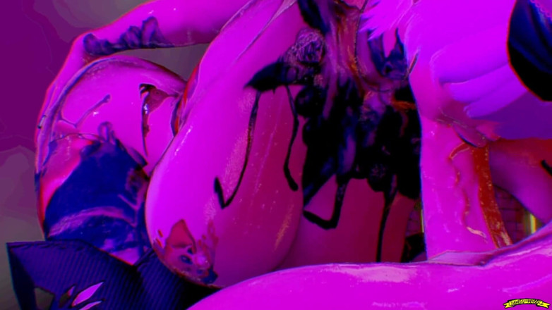 Gameslooper Sex Futanation: Knullar på Halloween - 3D Futa -animering