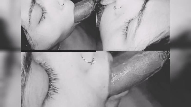 Hot Sis: ラティカはゆっくりと私のジーンズを下ろし、私の大きなチンポをしゃぶります