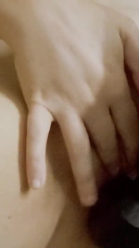 Using My Big Black Wand and Fingering Myself