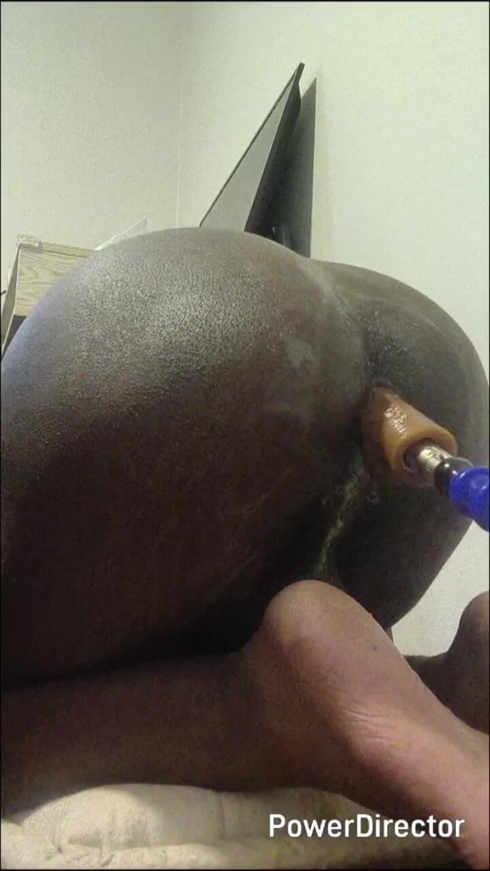 DaBlackFemboy: Femboy Addicted to Dildo Hands Free Creamy Orgasms on Fuck...