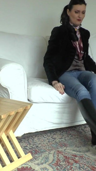 Boot Change and Smelling Black Socks POV, Lady Victoria Valente