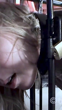 Squirting in a Sex Cage