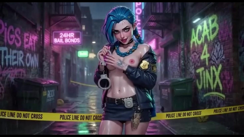 Ianimedia: Compilazione esplicita jinx Hentai, corpo bagnato lucido, pose multiple, arcana...