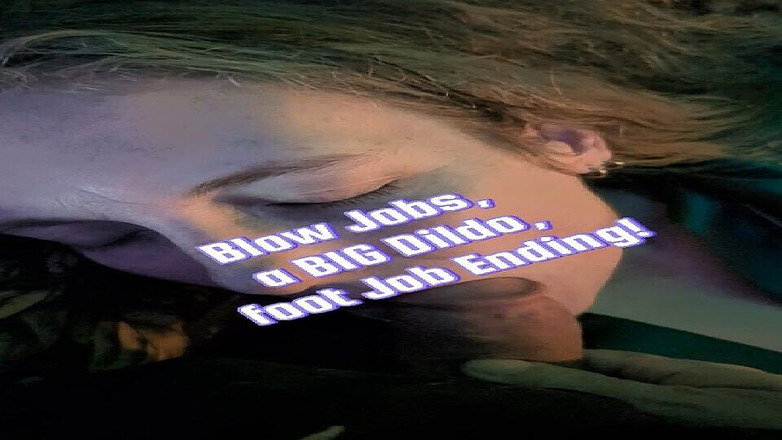 Elaras Pan: Blowjobs, großer dildo und footjob-Ende!