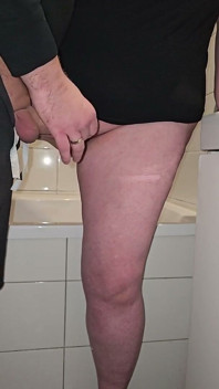 Stepson Begged Me to Cum on My Hairy Pussy Bathroom