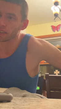 Bend Emo Girl Over Kitchen. Stool in Bright Airy Kitchen Dirty Talk Whole Time