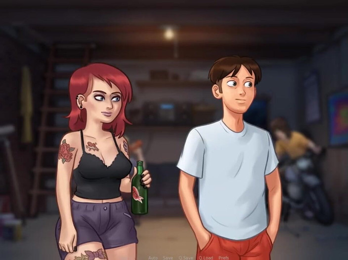 Miss Kitty 2K: Summertimesaga晚间派对- 第118部分。