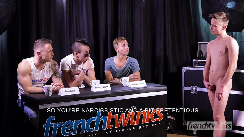 French twinks: De auditie van Enzo Lemercier