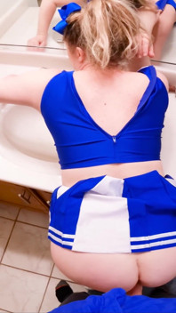 Annoying Stepbrother Gets to Home Base with His Stepsister in the Bathroom