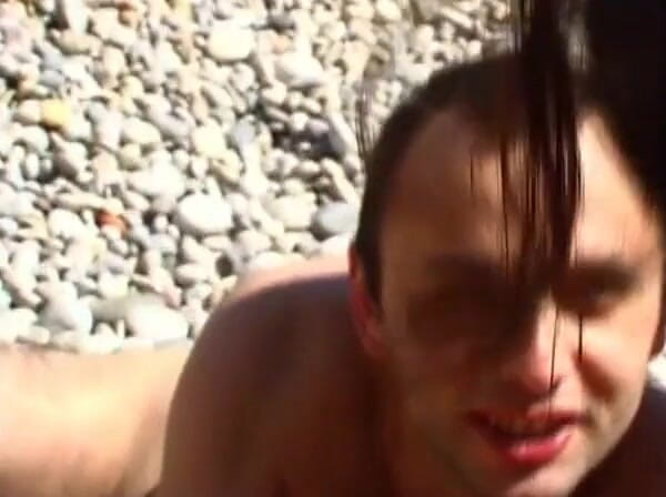 European Classics: Couple filming themselves having beach sex