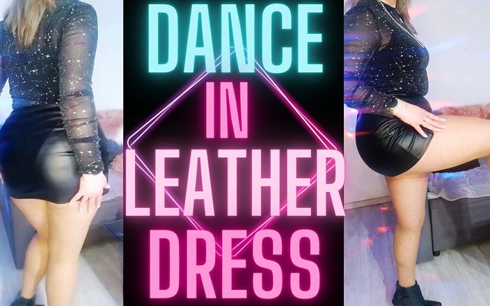 Monica Nylon: Dance in Leather Dress
