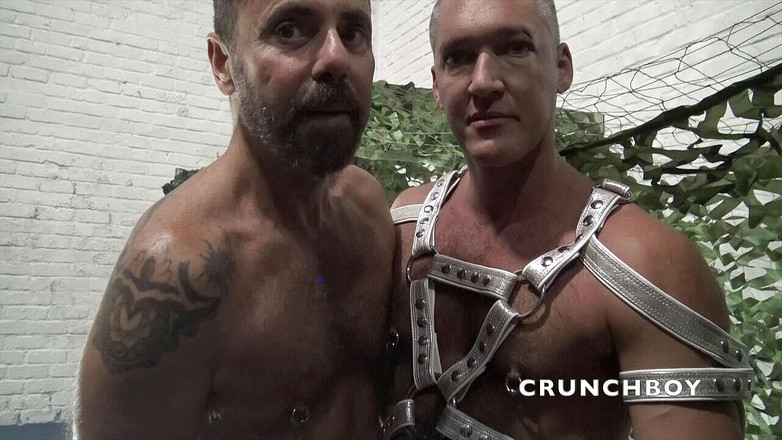 BERLIN BAREBACK CLUB: Steeve Silver की ale Tedesco द्वारा जोरदार चुदाई