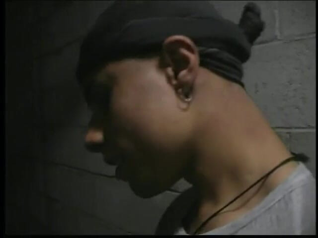 Gays Case: Horny stud fucks white boys face in a dark alley