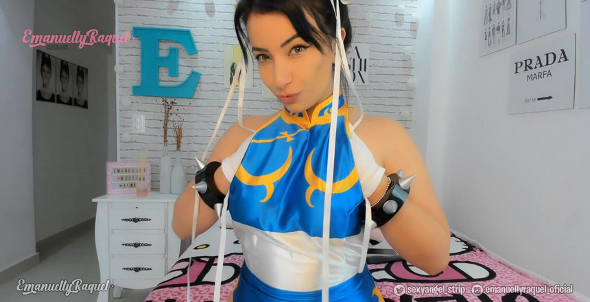 Emanuelly Raquel: Pokyny k análnímu honění od Chun Li Cosplay