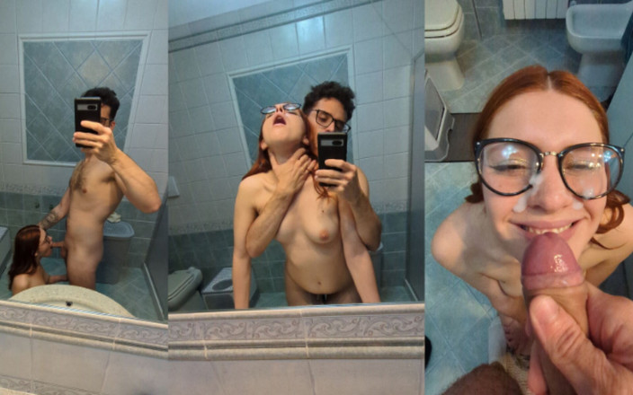 Mira Love: 彼女をバスルームや彼女の顔で激しくファックします