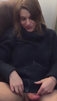 Soaking My Sweater in Cum