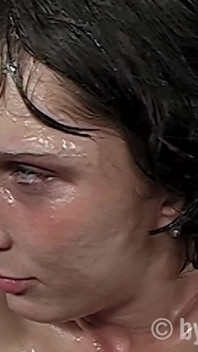 Fetish slut celebrates a piss orgy