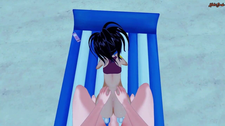 Hentai Smash: Kale gets fucked at the beach from your POV, titty...