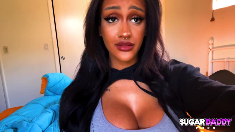 Sugar Daddy Porn: Inflation is tough. Exotic Model Wants To Fuck Stepdaddy For...