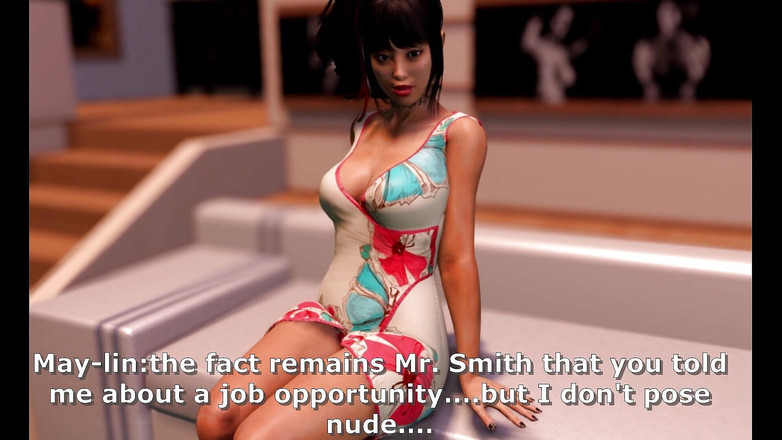 Denis animation: Коллекция сексуальной азиатской девушки и извращенец