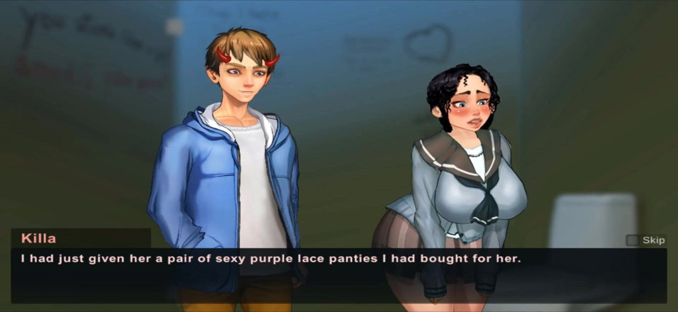 Hentai World: Taffy Tales pancut dengan remaja di tandas