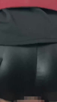 Leather Pants with a Hole in the Crotch for Sex!