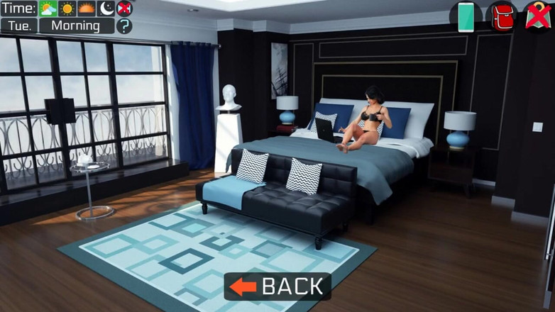 LoveSkySan69: Milfy City [v0.6e] parte 106 Linda si fa un ditalino di Loveskysan69