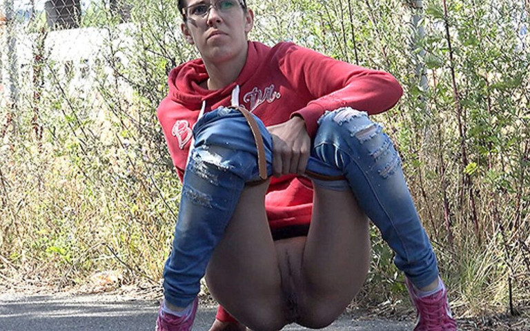Sweatshirt and Sneakers by Got2Pee where girls come to piss (Puffy Network)