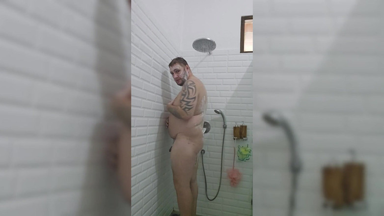 Jimbob Star GAY: Jimbob Mýdlová sprcha dildo jízda