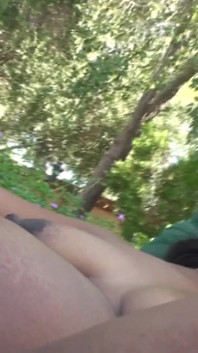 Hot and Pregnant Black Lesbian Fucks Her Firend in and Beside the Outdoor Pool