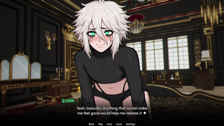 AVN teller - trans: Haunted by Femboy #10 - Goth Femboy Sucks My Big Cock Dry...