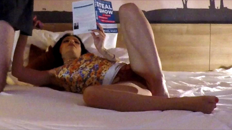 Leon Lambert Girls Twerk Parties CFNM: Amazingly pretty hot brunette´s precum tease and slow intense handjob