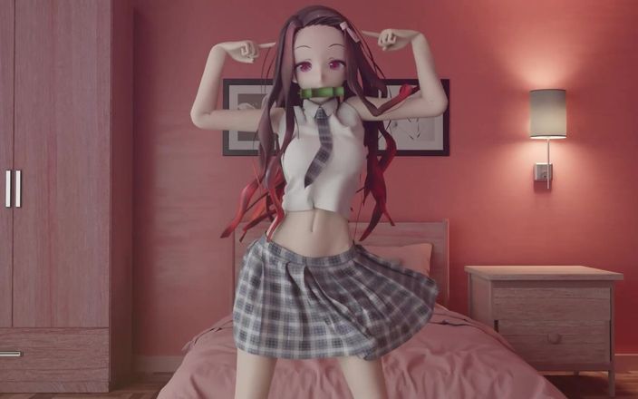 Mmd anime girls: Mmd R-18 Anime Girls Sexy Dancing clip 123