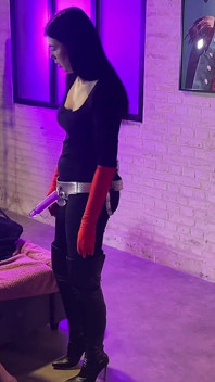 Behind the Scenes: Caged Sub Gets Destroyed by His Mistress’s Strap-on - BDSM - French Pegging