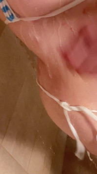 Bubble Bikini Shower Pixie - Wall Dildo Ride & Sweet Finish